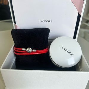Pandora Ale 925 Smooth Leather Cord
